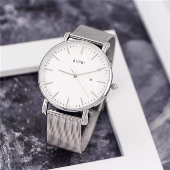Mens Minimalist Ultra Thin Watches Quartz Analog Wrist Watch for Men Waterproof - Picture 6 of 6
